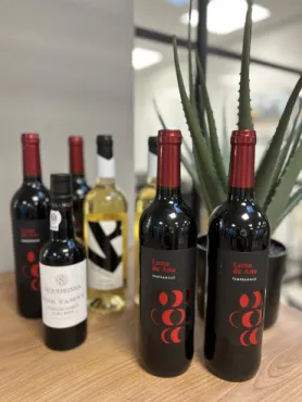 Vinpakke med 4 stk. rød-, 2 stk. hvid- og 1 stk. portvin