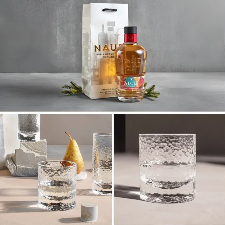 Naud Alcée Whisky, Holmegaard Forma Drinksglas