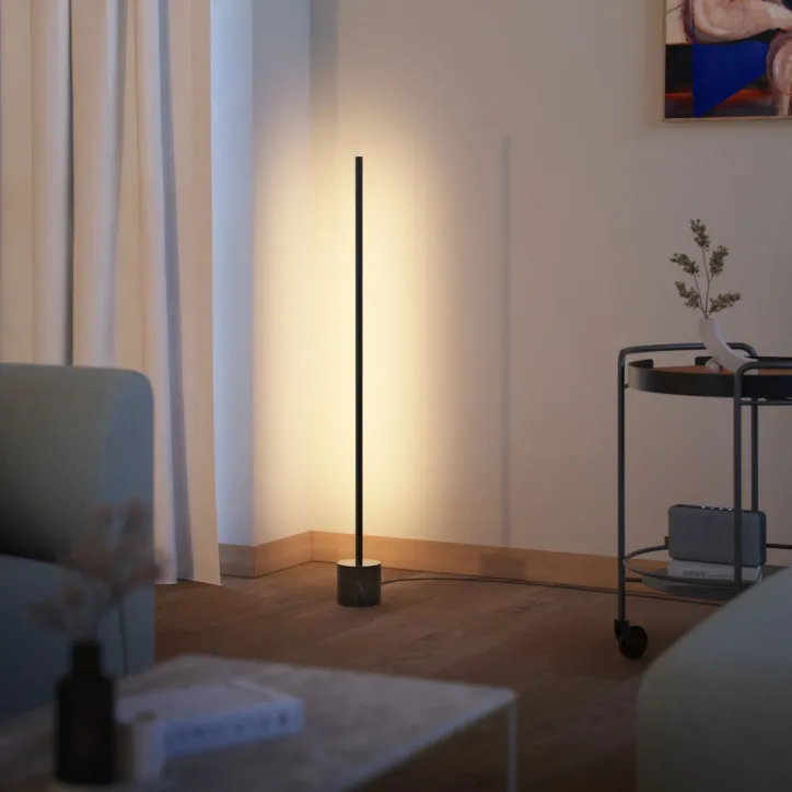 SACKit Expo 120 LED gulvlampe i sort