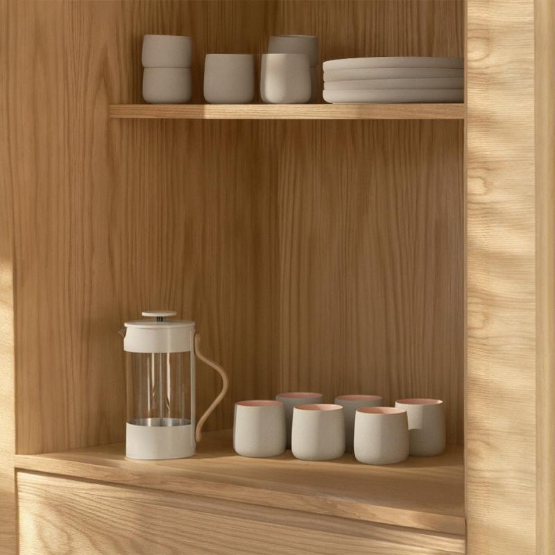 Stelton Emma 6 stk. kopper & stempelkande 1l