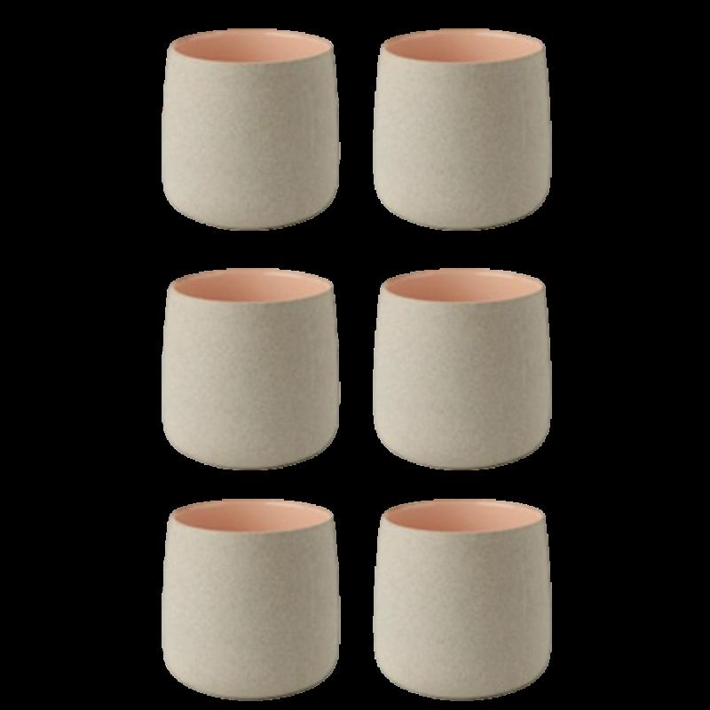 Stelton Emma 6 stk. kopper & stempelkande 1l - 2