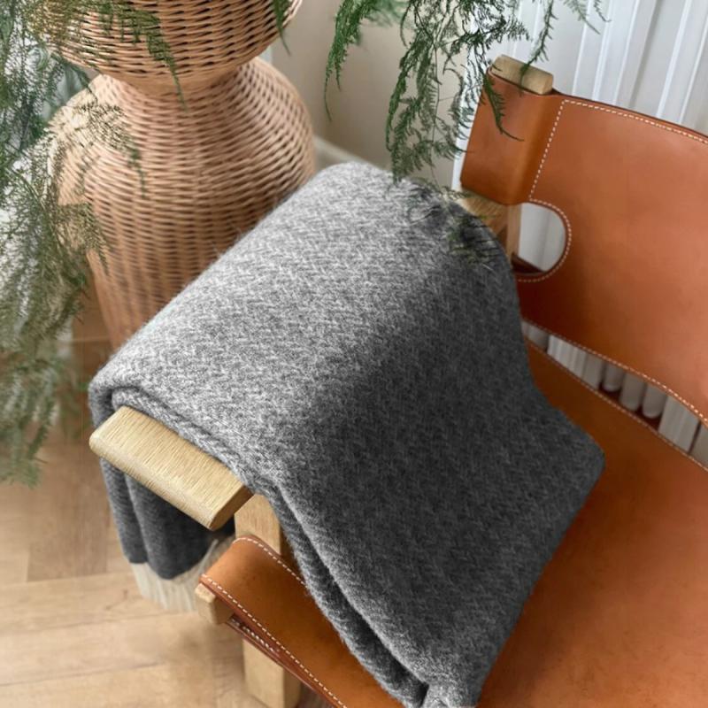 2 stk. Elvang Plaid i Grå - 1