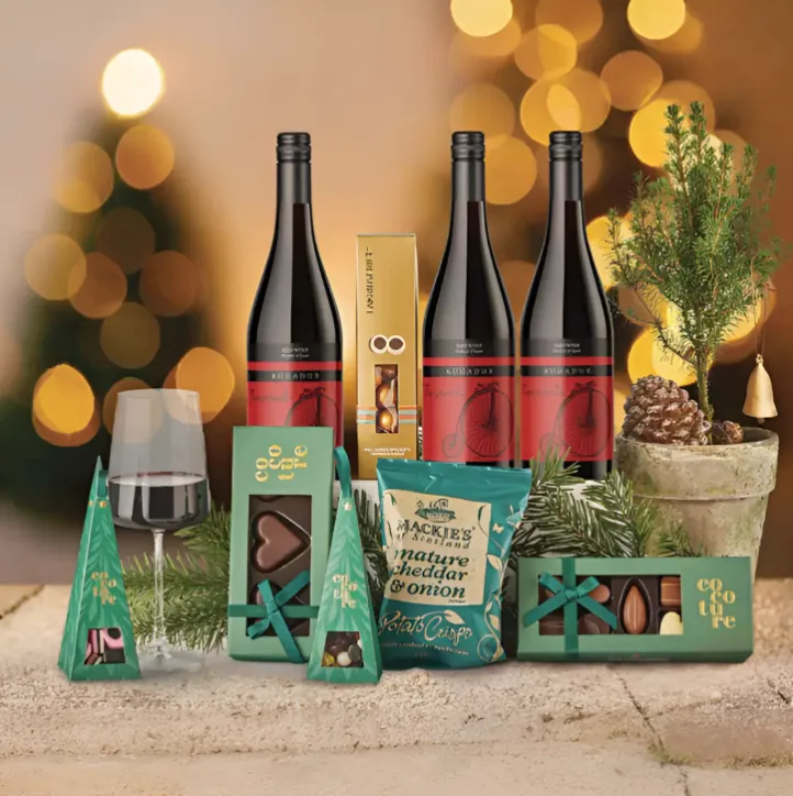 Jul på slottet delikatessegavekurv