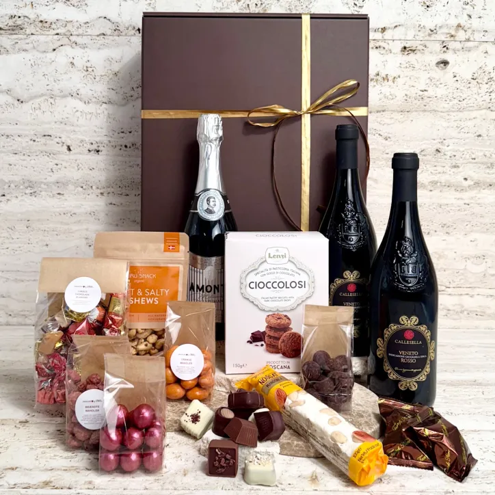 Callesella vin og chokoladepakke 