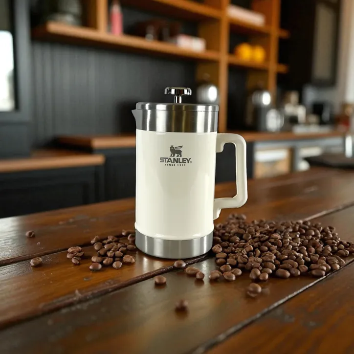 Stanley The Stay Hot French Press 1,4L Cream Gloss