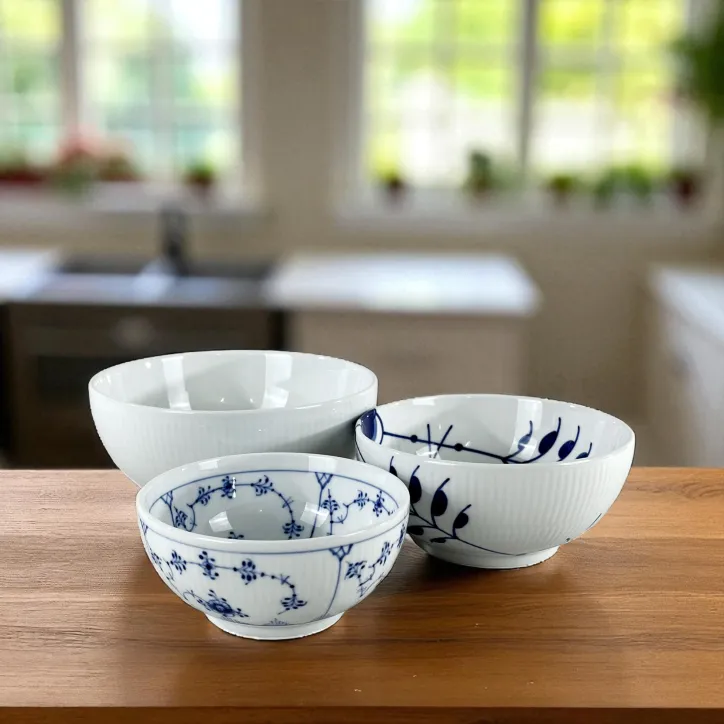 Royal Copenhagen Serveringsskål Mix 3-pak