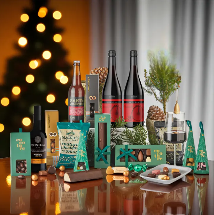 Merry Christmas delikatessegave med portvin