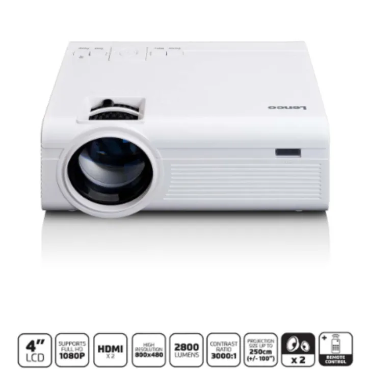 Lenco LCD-projektor med Full HD