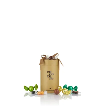 Cocoture gaverør med chokoladekugler og karamel