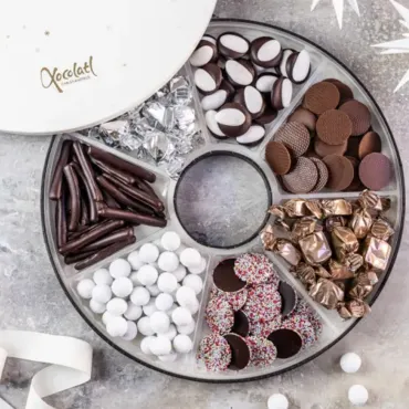 Gaveæske med mix af juledelikatesser