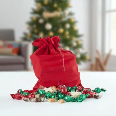 Cocoture Stor Julesæk m/ Fyldte Chokoladekugler