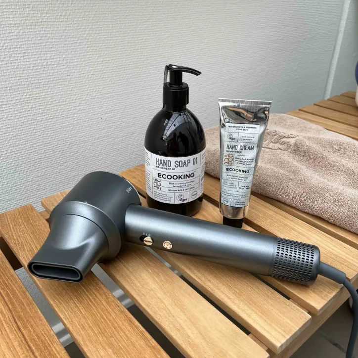 Ecooking Håndsæbe, håndcreme, Fitz hårtørrer