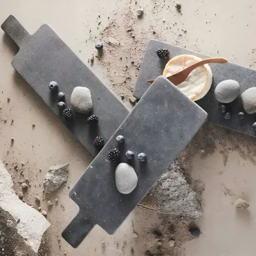 MUUBS Tapas bræt Valley i grå 4 stk.