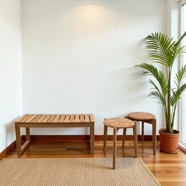 Noble Denmark Skammel, Langelinie Bænk i Teak