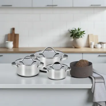 Hybrid Grydesæt og Georg Jensen Damask tekstilsæt