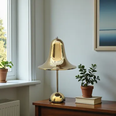Verner Pantop Shiny lampe i guld