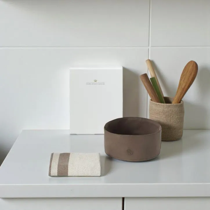 Georg Jensen Damask brødkurv & viskestykke