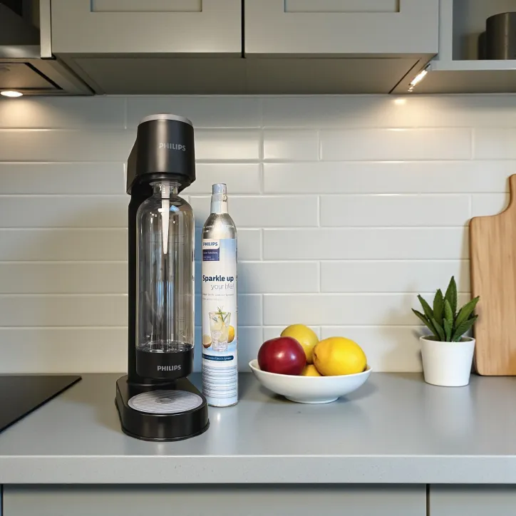 Philips Sodavandsmaskine Lite, Sort