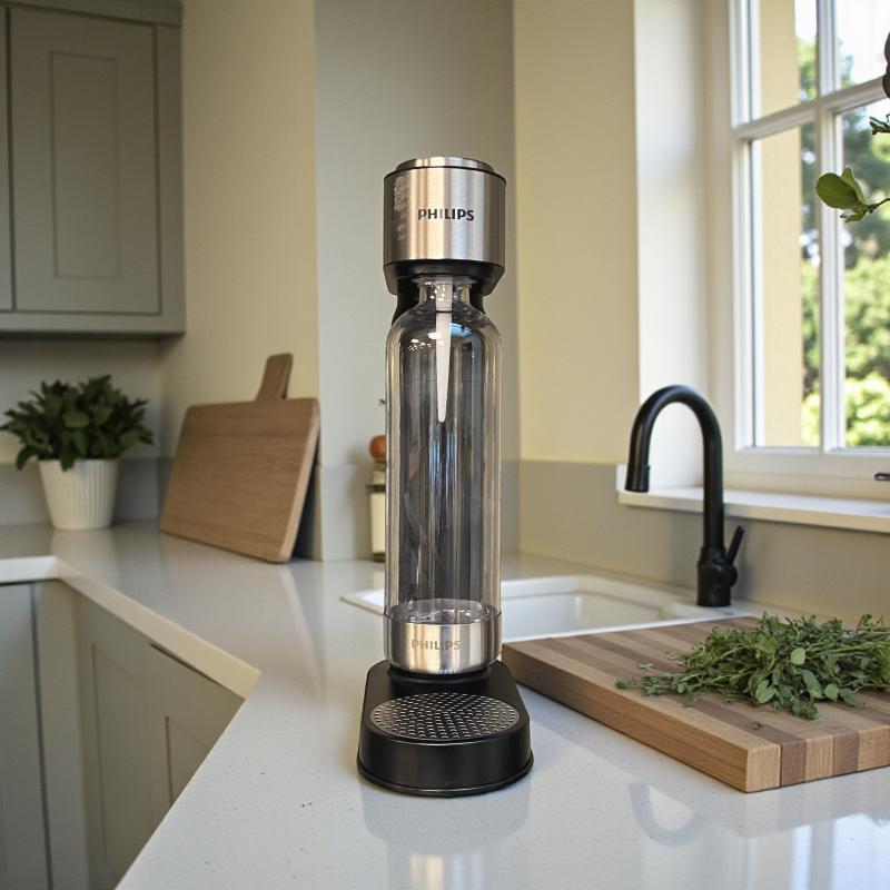 Philips Soda maker viva i sort - 1