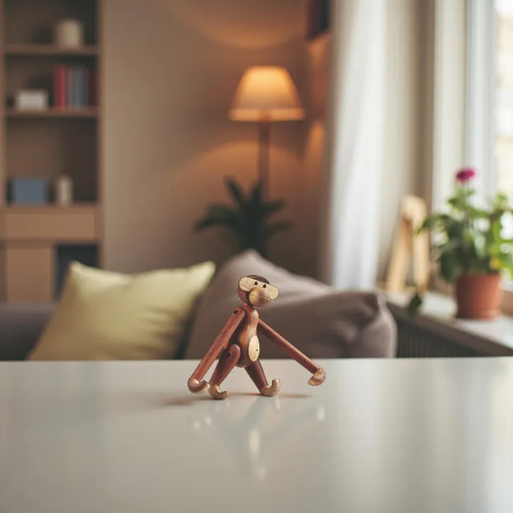 Kay Bojesen Abe i olieret teak