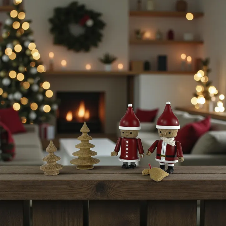 Julekone, Julemand & Træfigurer i Eg