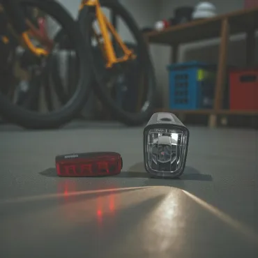 Genopladlig LED cykellygter