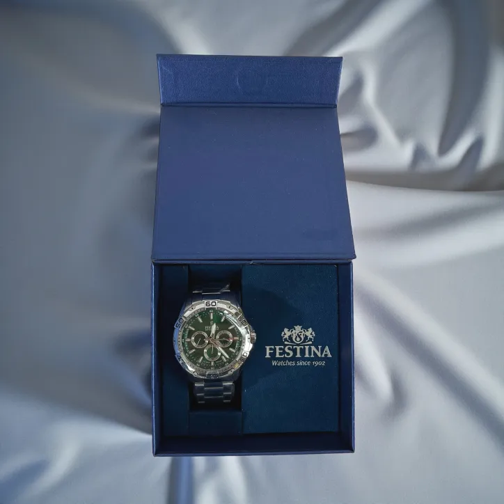 Festina H. Multifunktion Ø44,7 herreur i stål