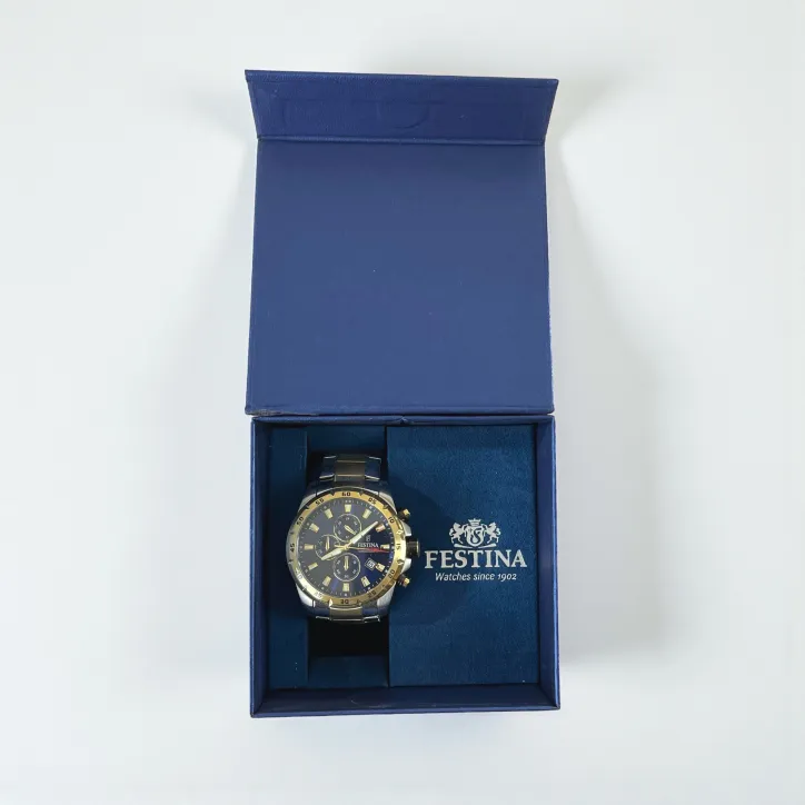 Festina H. Chrono Sport Ø45, bicolor stållænke