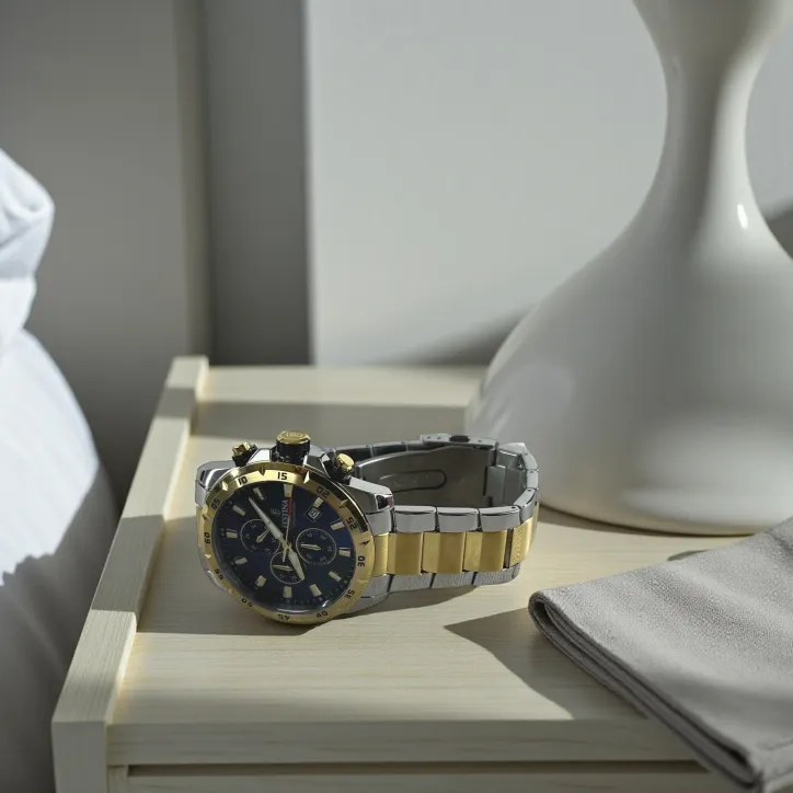 Festina H. Chrono Sport Ø45, bicolor stållænke