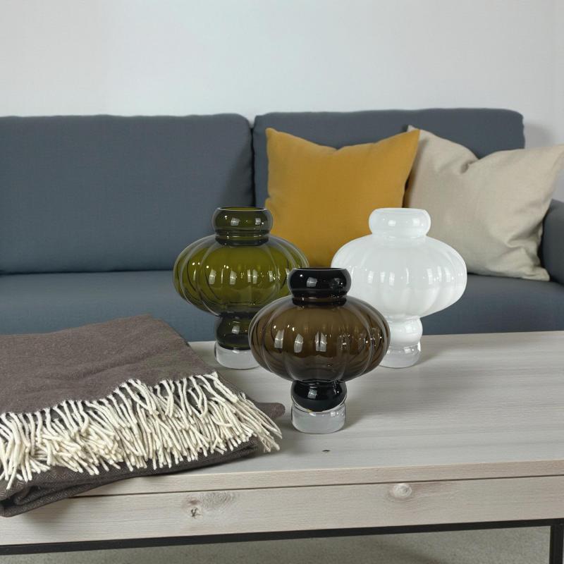 Louise Roe Vase med Georg Jensen Damask plaid