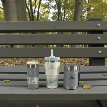 Stanley Tumbler 0,6L, Food Jar 0,4L og Mug 0,35L