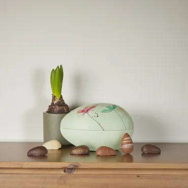 Cocoture metalæg m. marcipanæg, grøn