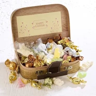 Påskekuffert med 350 g. Påskemix