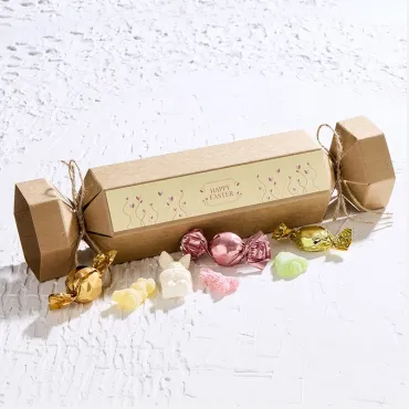 Knallertæske lille m. Påskemix 160g.