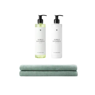 Georg Jensen Damask medium håndklæder & hudpleje - sage green