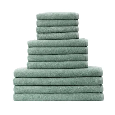 Georg Jensen Damask 3x ekstra large håndklædesæt sage green