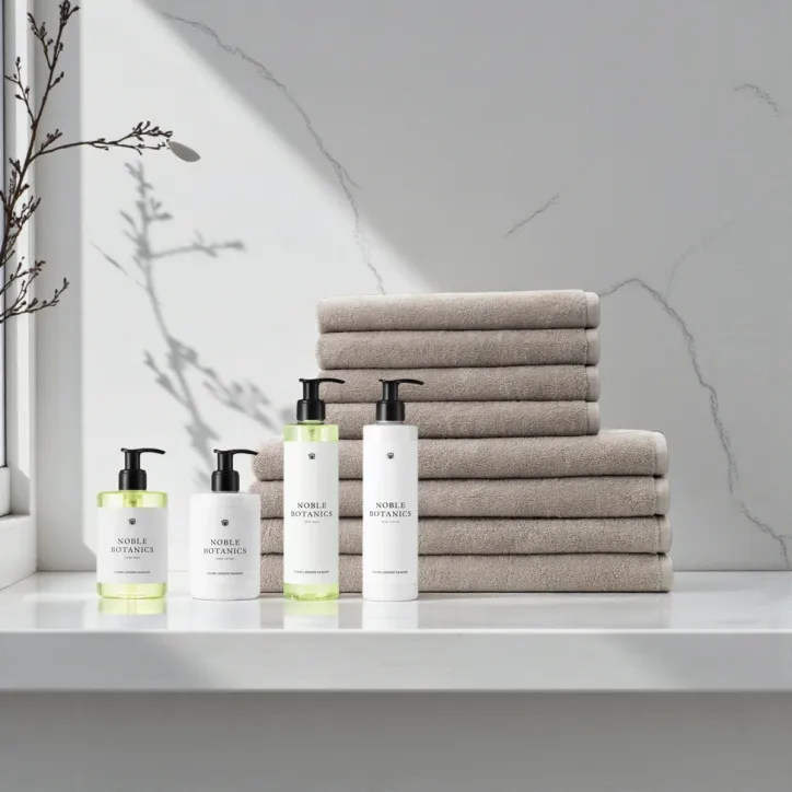 Georg Jensen Damask 3x large håndklæder & hudpleje - 1