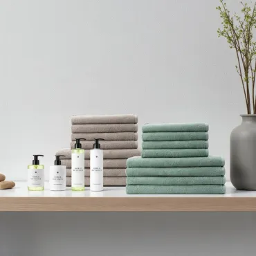 Georg Jensen Damask 3x large håndklæder & hudpleje