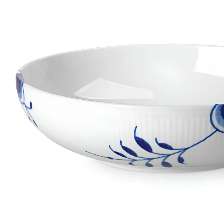 Royal Copenhagen Blå Mega Riflet skål 28 cm - 3