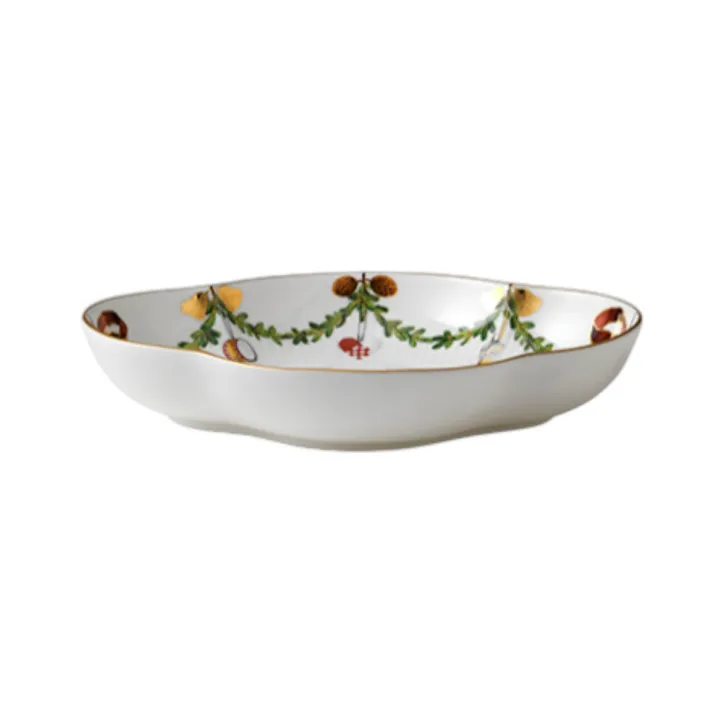 Royal Copenhagen Stjerne Riflet jul fad, 22 cm - 1