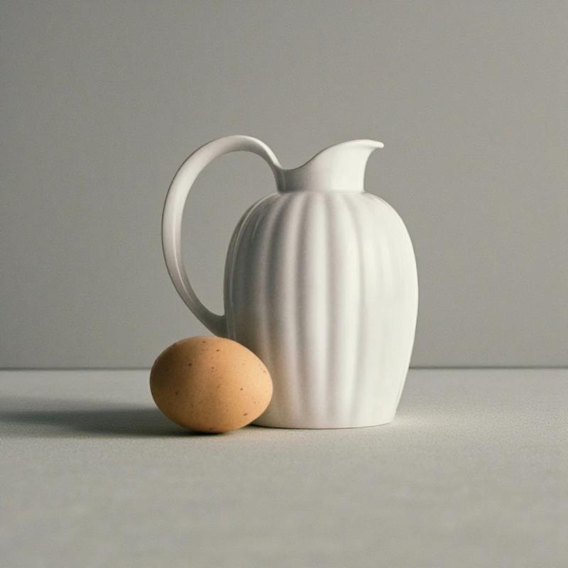 Georg Jensen BERNADOTTE flødekande, 50 cl.