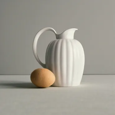 Georg Jensen BERNADOTTE flødekande, 50 cl.