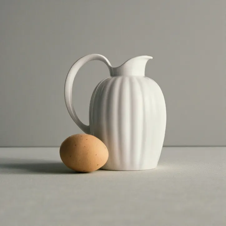 Georg Jensen BERNADOTTE flødekande, 50 cl.