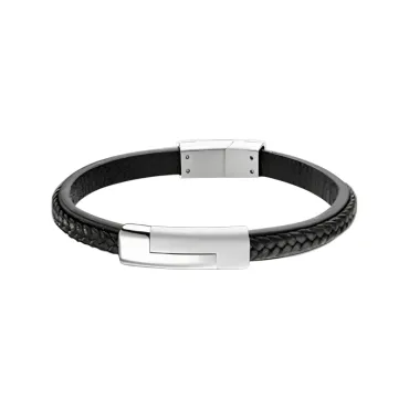 Lotus Style læder armbånd