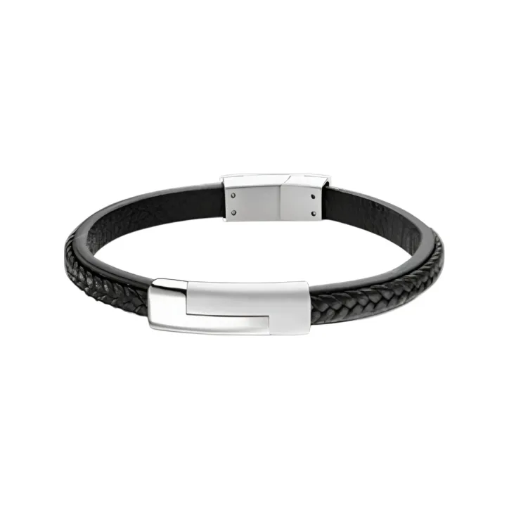 Lotus Style læder armbånd