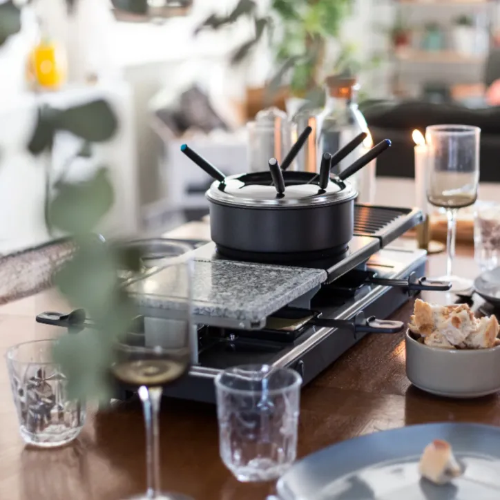 Livoo Raclette & fondue til 12 personer - 1