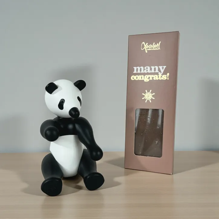Kay Bojesen Panda med Xocolatl Chokoladebar - 3