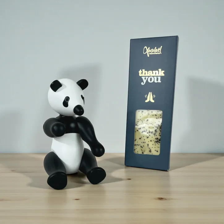 Kay Bojesen Panda med Xocolatl Chokoladebar - 1
