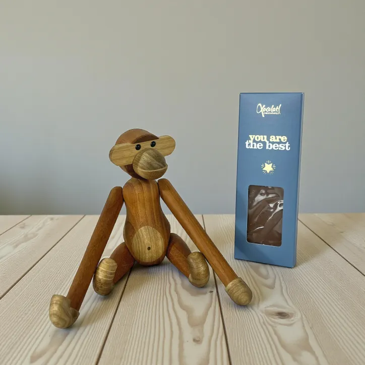 Kay Bojesen Abe med Xocolatl Chokoladebar