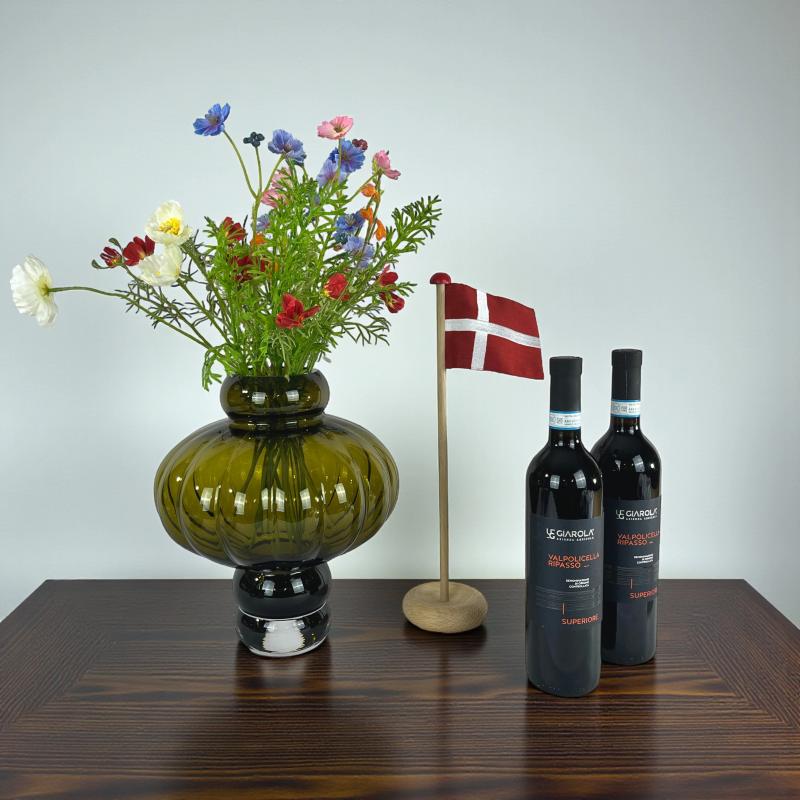 Louise Roe vase, Novoform Flag og Ripasso